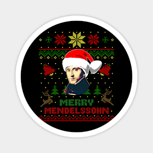 Felix Mendelssohn Merry Christmas Funny Magnet